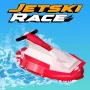 Jetski Race delivers an incredibly realistic underwater sports racing experience right in your browser. No more quiet slopes or dark tunnels of Slope Tunnel; here, you'll face turbulent water, floating obstacles, and launchpads that send you soaring into the air.