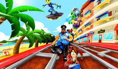 play game raiway runner 3d free online